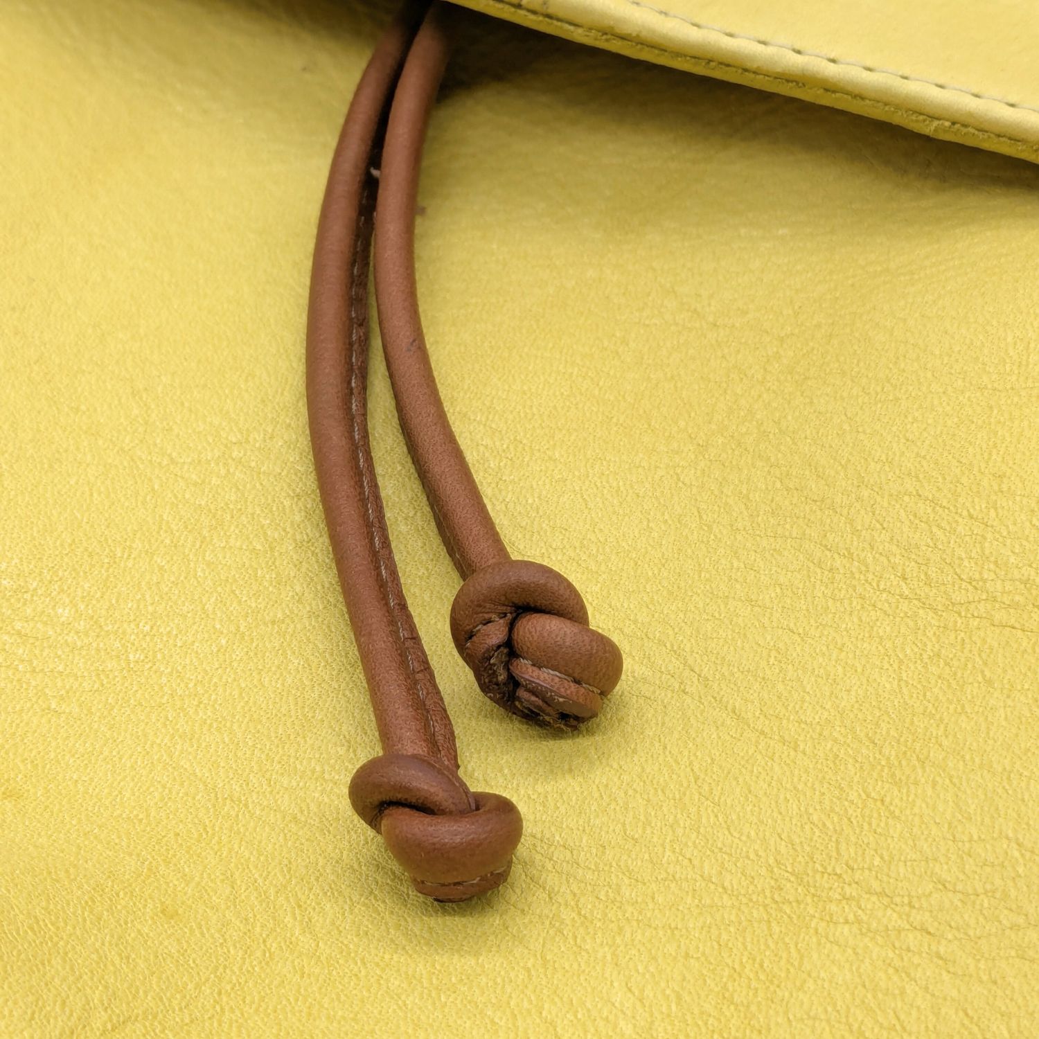 Werner 1911 Bioleder Rucksack Löwenstein in Gelb und Kastanienbraun