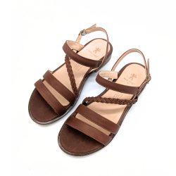 Werner 1911 Bio-Sandale Maiglöckchen in Kastanienbraun mit Nappaleder