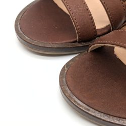 Werner 1911 Bio-Sandale Maiglöckchen in Kastanienbraun mit runder Spitze