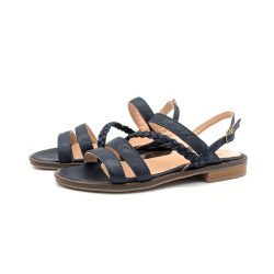 Werner 1911 Bio-Sandale Maiglöckchen in Dunkelblau