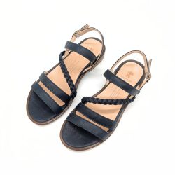 Werner 1911 Bio-Sandale Maiglöckchen in Dunkelblau Nappaleder