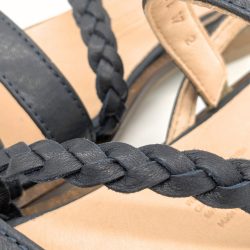 Werner 1911 Bio-Sandale Maiglöckchen in Dunkelblau mit Flechtband