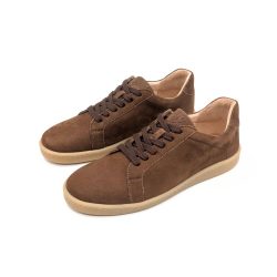 Werner 1911 Bio-Herrensneaker Marabu in braun mit Schnürung