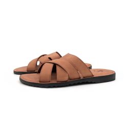 Werner 1911 Bio Pantolette Rittersporn in Cognac