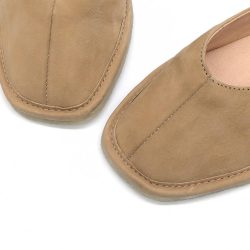 Werner 1911 Bio-Ballerina Rüsselkäfer in karamell mit Karree Spitze