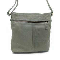 Werner 1911 Bio-Tasche Staffenburg in Grün mit Reißverschussfach an der Rückseite