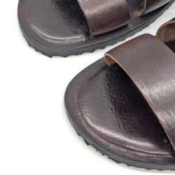 Werner 1911 Bio-Sandale Thymian in Mokka mit runder Spitze