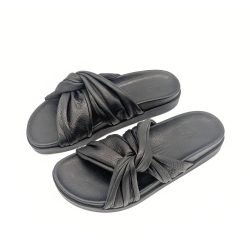 Werner 1911 Bio-Pantolette Wiesenknöterich in schwarz Nappaleder