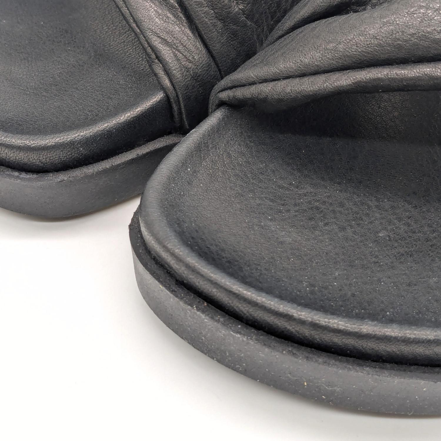 Werner 1911 Bio-Pantolette Wiesenknöterich in schwarz mit runder Spitze