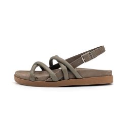 Werner 1911 Bio-Sandale mit gepolsterten Riemen in taupe einzeln