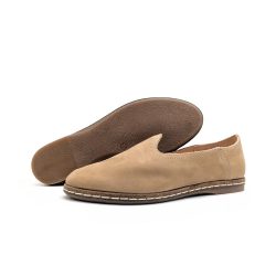 Werner 1911 Bio-Slipper in karamell mit Espandrillo-Sohle