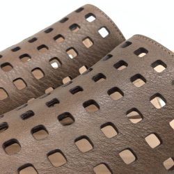 Werner 1911 Bio-Pantolette Besenginster in cognac mit Perforation