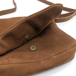 Werner 1911 Bio-Umhängetasche Drachenfels in Cognac mit Magnetschließe