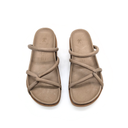 Werner 1911 Bio-Pantolette Efeu in Natur mit ergonomischem Fußbett