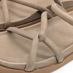 Werner 1911 Bio-Pantolette Efeu in Natur mit gepolsterten Riemen