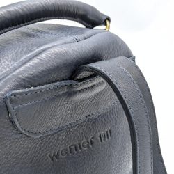 Werner 1911 Bio-Rucksack Madenburg in Dunkelblau mit dezentem Branding