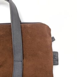 Werner 1911 Bio-Rucksack Sooneck in Mokka/Cognac mit dezentem Branding