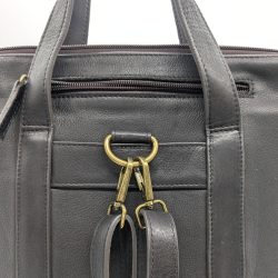 Werner 1911 Bio-Rucksack Sooneck in Mokka/Cognac mit Reißerschlussfach an der Rückseite