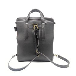 Werner 1911 Bio-Rucksack Sooneck in Mokka/Cognac mit verstellbaren Schulterriemen innen