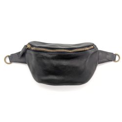 Werner 1911 Bio Hip Bag Kronborg in schwarz mit abnehmbarem Gurt