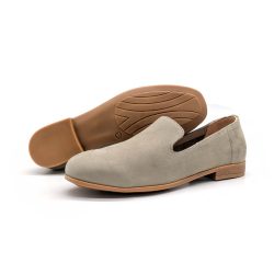 Werner 1911 Bio-Loafer Kormoran in Grau mit leichter Sohle