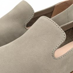 Werner 1911 Bio-Loafer Kormoran in Grau Nubukleder